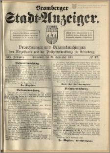 Bromberger Stadt-Anzeiger, J. 30, 1913, nr 77