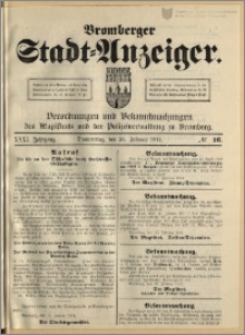 Bromberger Stadt-Anzeiger, J. 31, 1914, nr 16