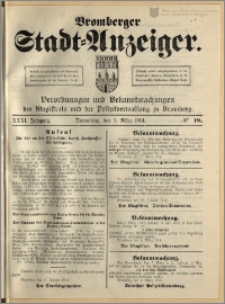 Bromberger Stadt-Anzeiger, J. 31, 1914, nr 18