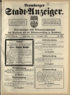 Bromberger Stadt-Anzeiger, J. 31, 1914, nr 72