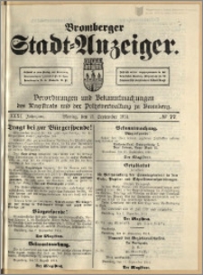 Bromberger Stadt-Anzeiger, J. 31, 1914, nr 77