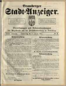 Bromberger Stadt-Anzeiger, J. 32, 1915, nr 4