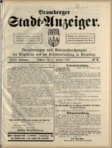 Bromberger Stadt-Anzeiger, J. 32, 1915, nr 5