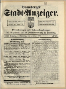 Bromberger Stadt-Anzeiger, J. 32, 1915, nr 10