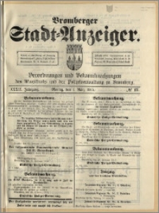 Bromberger Stadt-Anzeiger, J. 32, 1915, nr 17