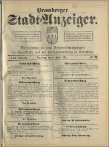 Bromberger Stadt-Anzeiger, J. 32, 1915, nr 27