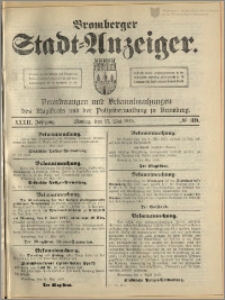 Bromberger Stadt-Anzeiger, J. 32, 1915, nr 39