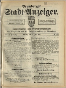 Bromberger Stadt-Anzeiger, J. 32, 1915, nr 47
