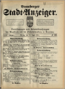 Bromberger Stadt-Anzeiger, J. 32, 1915, nr 69