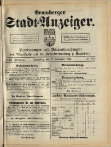 Bromberger Stadt-Anzeiger, J. 32, 1915, nr 74