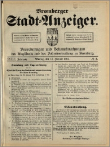 Bromberger Stadt-Anzeiger, J. 33, 1916, nr 5