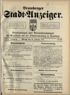 Bromberger Stadt-Anzeiger, J. 33, 1916, nr 17