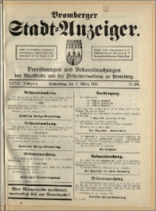 Bromberger Stadt-Anzeiger, J. 33, 1916, nr 18