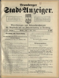 Bromberger Stadt-Anzeiger, J. 33, 1916, nr 27