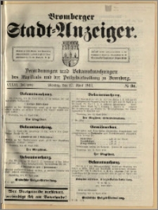 Bromberger Stadt-Anzeiger, J. 33, 1916, nr 31