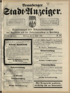 Bromberger Stadt-Anzeiger, J. 33, 1916, nr 45