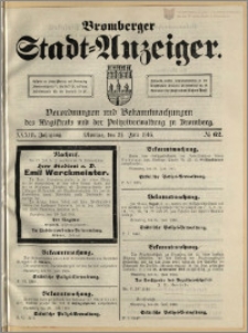 Bromberger Stadt-Anzeiger, J. 33, 1916, nr 62
