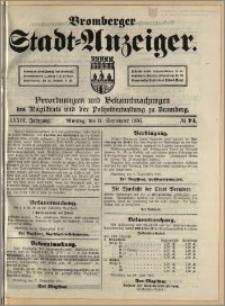 Bromberger Stadt-Anzeiger, J. 33, 1916, nr 74