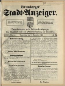 Bromberger Stadt-Anzeiger, J. 33, 1916, nr 91