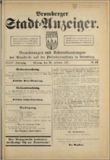 Bromberger Stadt-Anzeiger, J. 34, 1917, nr 17