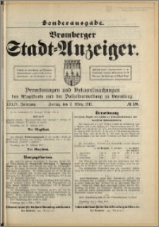 Bromberger Stadt-Anzeiger, J. 34, 1917, nr 19