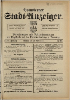 Bromberger Stadt-Anzeiger, J. 34, 1917, nr 33