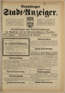 Bromberger Stadt-Anzeiger, J. 34, 1917, nr 34