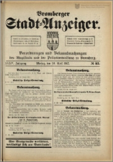 Bromberger Stadt-Anzeiger, J. 34, 1917, nr 35