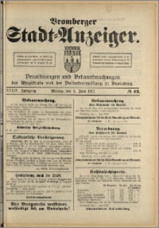 Bromberger Stadt-Anzeiger, J. 34, 1917, nr 45