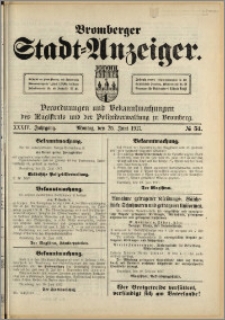 Bromberger Stadt-Anzeiger, J. 34, 1917, nr 51