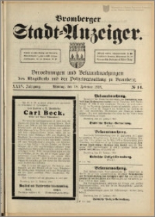 Bromberger Stadt-Anzeiger, J. 35, 1918, nr 14