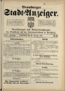 Bromberger Stadt-Anzeiger, J. 35, 1918, nr 17