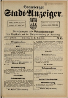 Bromberger Stadt-Anzeiger, J. 35, 1918, nr 28