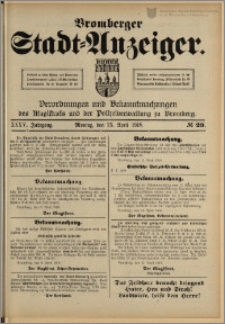 Bromberger Stadt-Anzeiger, J. 35, 1918, nr 29