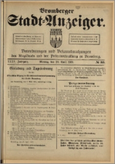 Bromberger Stadt-Anzeiger, J. 35, 1918, nr 33