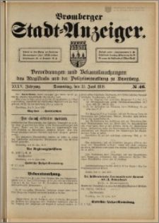 Bromberger Stadt-Anzeiger, J. 35, 1918, nr 46