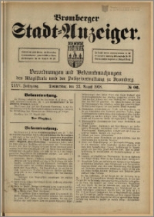 Bromberger Stadt-Anzeiger, J. 35, 1918, nr 66