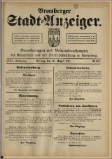 Bromberger Stadt-Anzeiger, J. 35, 1918, nr 67