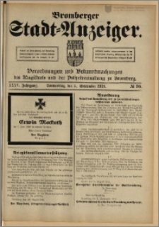 Bromberger Stadt-Anzeiger, J. 35, 1918, nr 70