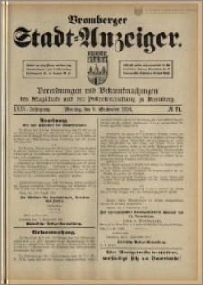 Bromberger Stadt-Anzeiger, J. 35, 1918, nr 71