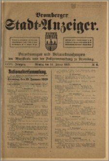 Bromberger Stadt-Anzeiger, J. 36, 1919, nr 4