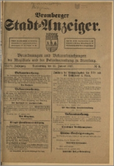 Bromberger Stadt-Anzeiger, J. 36, 1919, nr 5