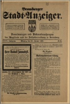 Bromberger Stadt-Anzeiger, J. 36, 1919, nr 6
