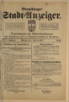 Bromberger Stadt-Anzeiger, J. 36, 1919, nr 10