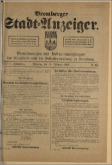 Bromberger Stadt-Anzeiger, J. 36, 1919, nr 12