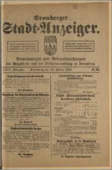 Bromberger Stadt-Anzeiger, J. 36, 1919, nr 13