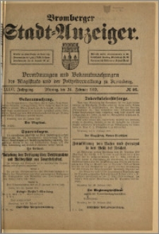 Bromberger Stadt-Anzeiger, J. 36, 1919, nr 16