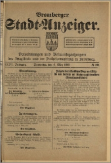 Bromberger Stadt-Anzeiger, J. 36, 1919, nr 19