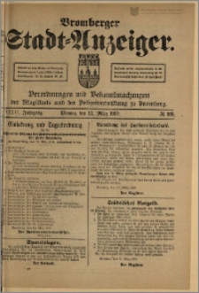 Bromberger Stadt-Anzeiger, J. 36, 1919, nr 22