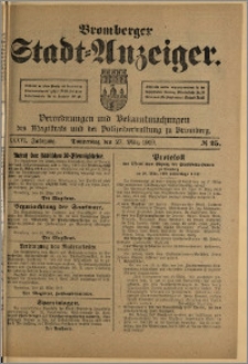 Bromberger Stadt-Anzeiger, J. 36, 1919, nr 25